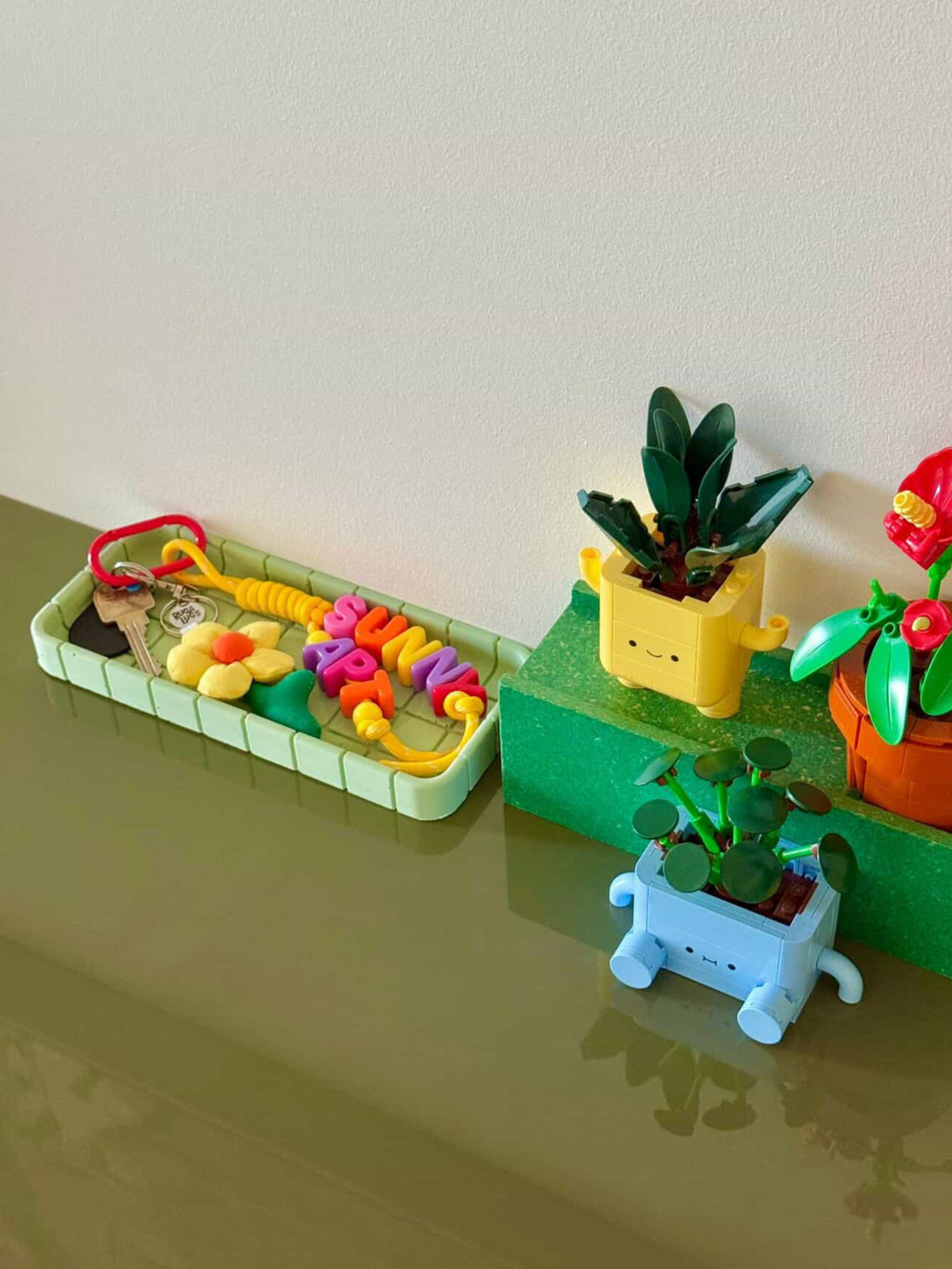 Plushie Flower Keychain